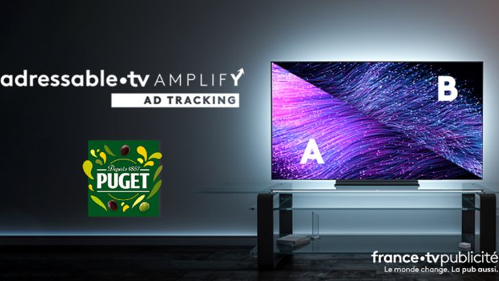 Puget inaugure la solution adressable.tv Amplify ad-tracking de FranceTV Publicité